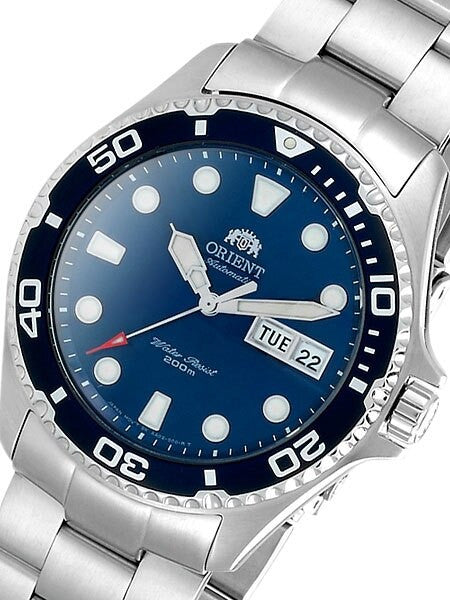 Orient Long Island Ray II Automatic Watch with Strapcode Super-O "Boyer" Bracelet and AR Double-Domed Sapphire Crystal #AA02005D-LI