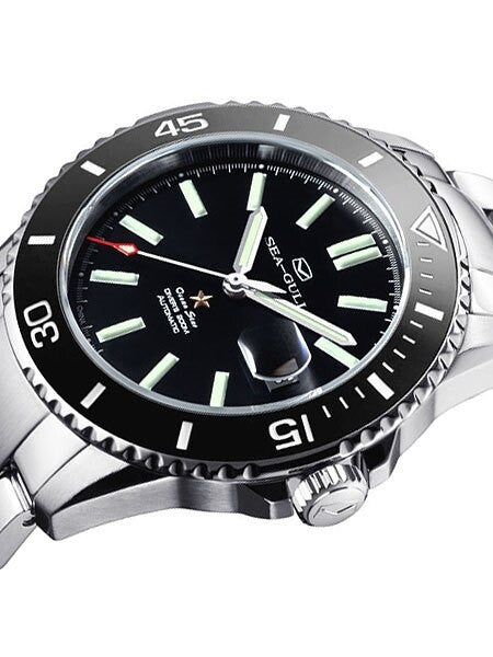 Sea-Gull 44mm Ocean Star Automatic with Ceramic Bezel, Sapphire Crystal #416.22.1201