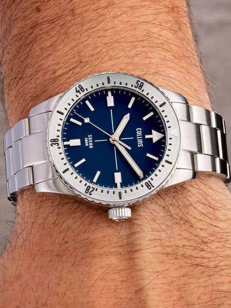 Collins SONAR Swiss Automatic, 300-M Dive Watch with 39.5mm Case and a Sapphire Crystal #CWC03