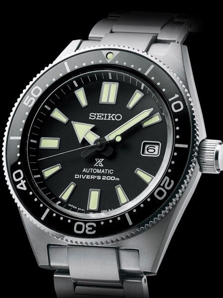 Seiko Prospex Automatic Dive Watch with Black Dial and Stainless Steel Bracelet #SPB051J1