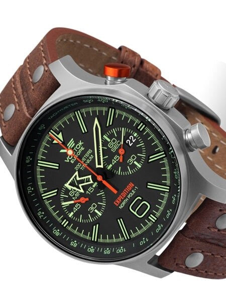 Vostok-Europe Expedition North Pole Chronograph with 47mm Titanium Case #595H299