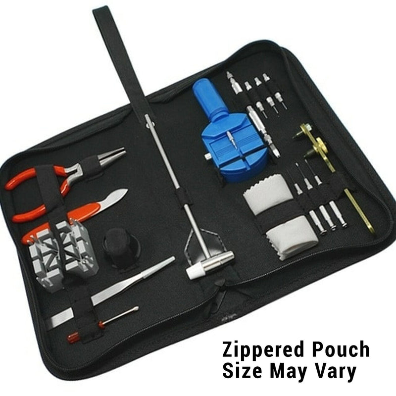 Watch Tool Kit for Strap Changes and Bracelet Sizing, etc. in a Zippered Pouch #TSA7003
