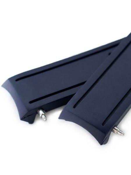 Crafter Blue 20mm Curved-End Rubber Watch Strap for Seiko Sumo #CB02-B