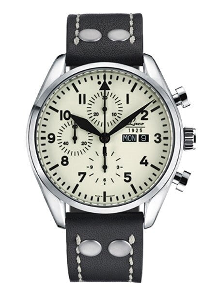 Laco Havanna Valjoux 7750 Swiss Automatic Chronograph with Fully Luminous Dial #861892