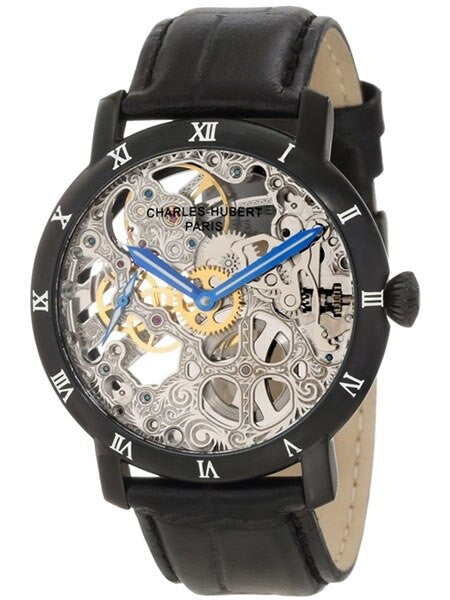 Charles Hubert Premium Collection Skeleton Mechanical Hand Wind Watch #3931