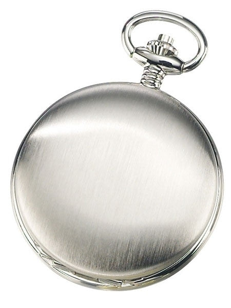 Charles-Hubert Mechanical Silver Tone Pocket Watch with 42mm Case #3594