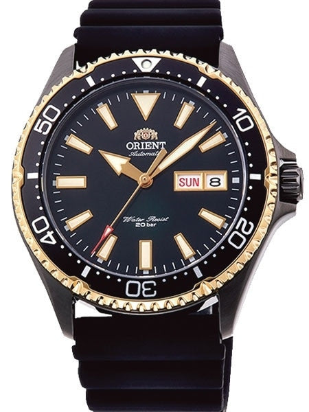 Orient Kamasu Black Dial Automatic Dive Watch with Sapphire Crystal #RA-AA0005B19A