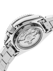 Seiko 5 Sports 24-Jewel Automatic Watch with Green Dial and SS Bracelet #SRPD63