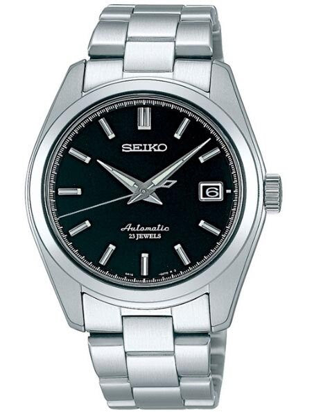 Scratch and Dent - Seiko Black Dial Automatic Dress Watch with 38mm Case, and Sapphire Crystal  #SARB033 6