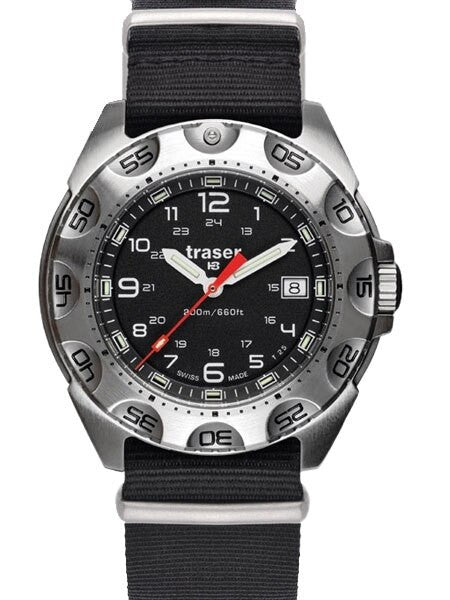 Traser Survivor Military Watch with Green Tritium Illumination and Sapphire Crystal #105470