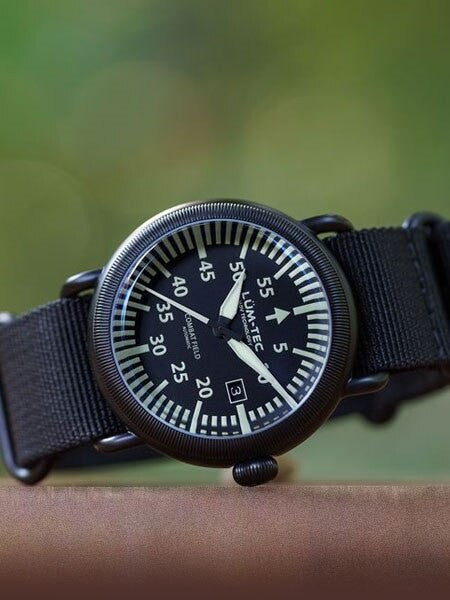 Lum-Tec Combat Field X3 Swiss Automatic Watch with Double Curved Sapphire Crystal #X3