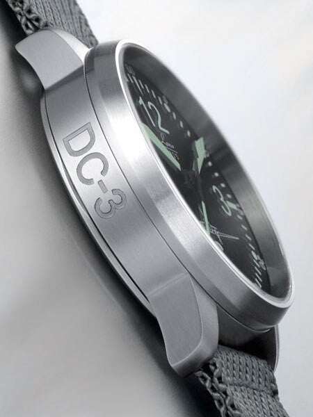 Laco DC-3 Homage 21-Jewel Automatic (Limited Edition) Pilot Watch with Sapphire Crystal #862001