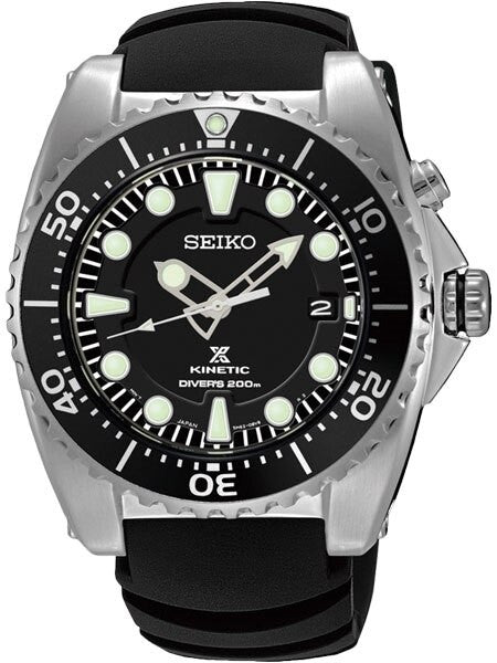 Seiko Prospex Kinetic Dive Watch with 42.5mm case, luminous hands