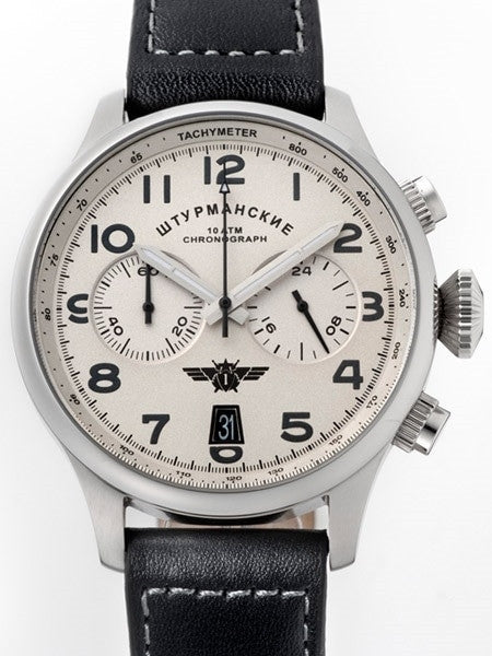 Sturmanskie Space Pioneers Quartz Chronograph Watch with 24-hour Sub-Dial #3355852