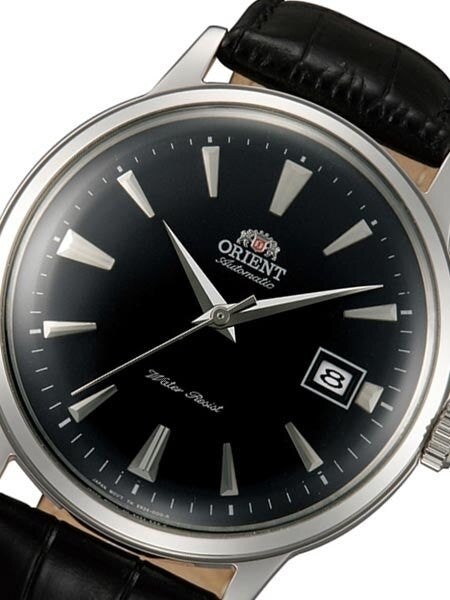 Orient Automatic Dress Watch with Black Dial, Applied Silver Hour Markers #ER24004B