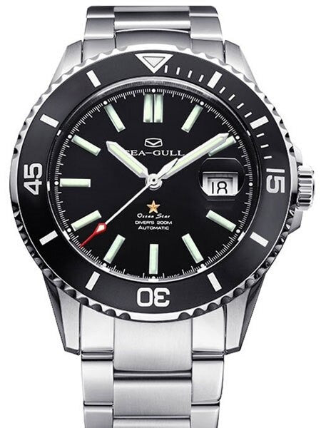 Sea-Gull 44mm Ocean Star Automatic with Ceramic Bezel, Sapphire Crystal #416.22.1201