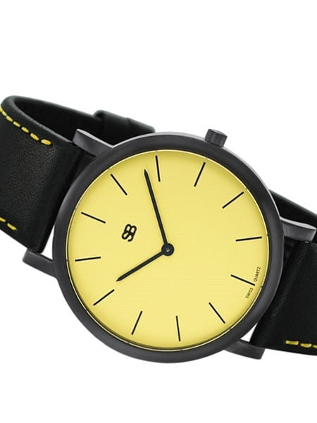 SB Ultra-Thin Swiss Quartz Dress Watch with Sapphire Crystal #SOB1012