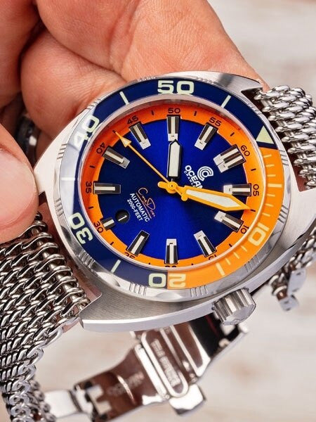 Ocean Crawler Core Diver Swiss Automatic Watch with AR Sapphire Crystal #CD-520