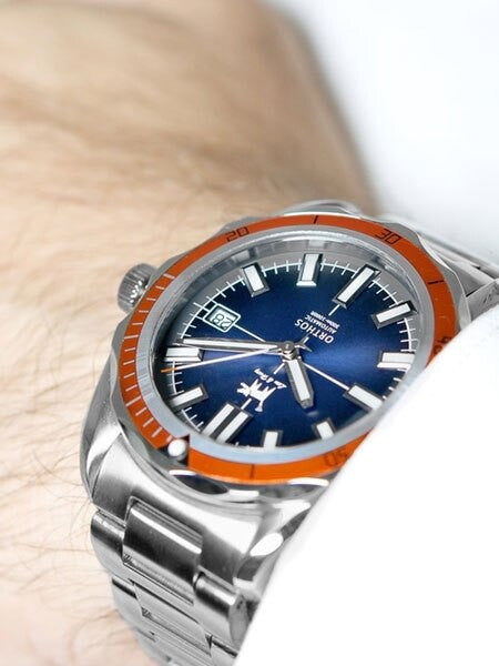 Lew and Huey Orthos Automatic Dive Watch with 42mm SS Case #Orthos-BO