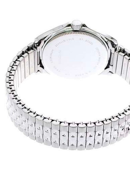Citizen White Dial Quartz Watch with Stainless Steel Bracelet #BF5000-94A
