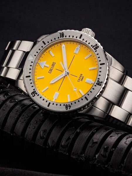 Collins SONAR Swiss Automatic, 300-M Dive Watch with 39.5mm Case and a Sapphire Crystal #CWC05