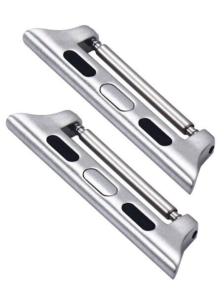 Polished Stainless Steel Watch Band Adapter for 38mm Apple Watch #GOP099-38-Pol