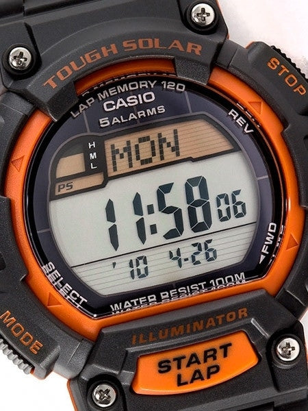 Casio Tough Solar-Light Powered Digital World Time Chronograph Alarm #STL-S100H-4AV