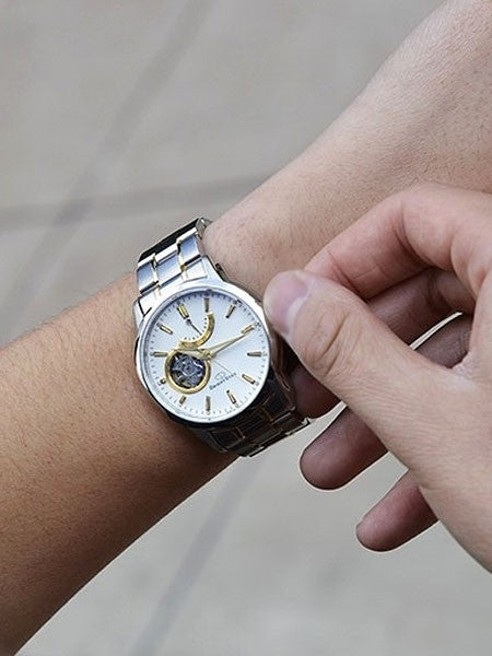 Orient Star Open-Heart Automatic with Sapphire Crystal and Power Reserve #DA02001W