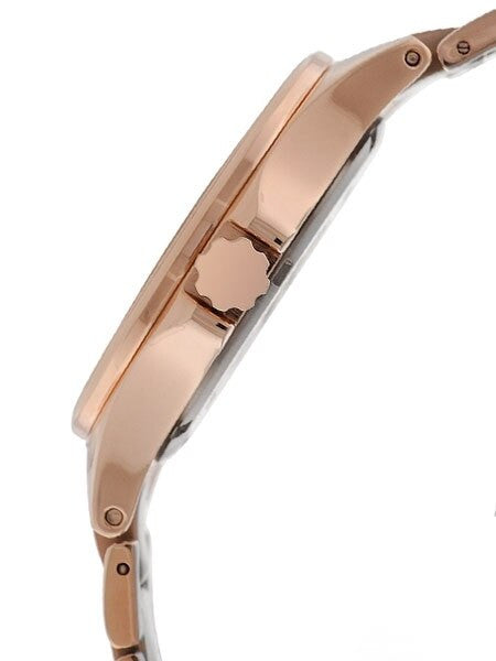 Boccia Ladies Quartz Watch with a 41mm Rose Goldtone Titanium Case and Swarovski Crystals #3758-02