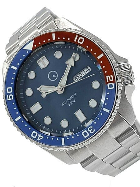 Scratch and Dent - Islander Automatic Dive Watch with  AR Sapphire Crystal, and Luminous Ceramic Bezel Insert #ISL-03