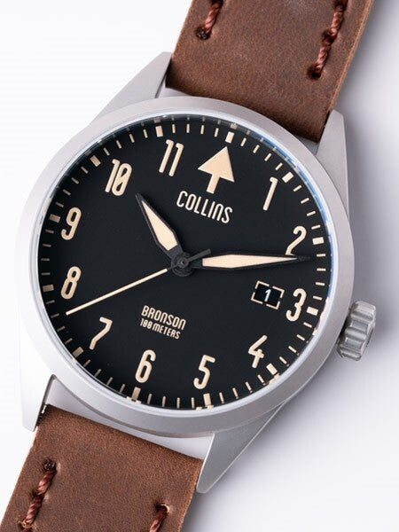Collins Bronson Automatic Watch with 40mm Case and AR Sapphire Crystal #CWA01