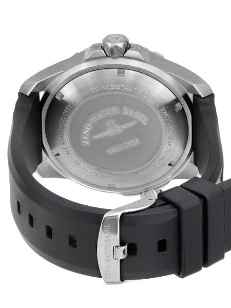 Zeno 500 Meter Pro Dive Watch with White Dial and Swiss ETA Automatic Movement #6603-a2