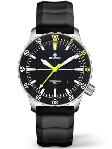 Damasko Swiss ETA Automatic 300 Meter Dive Watch with 43mm Submarine Steel Case #DSub1