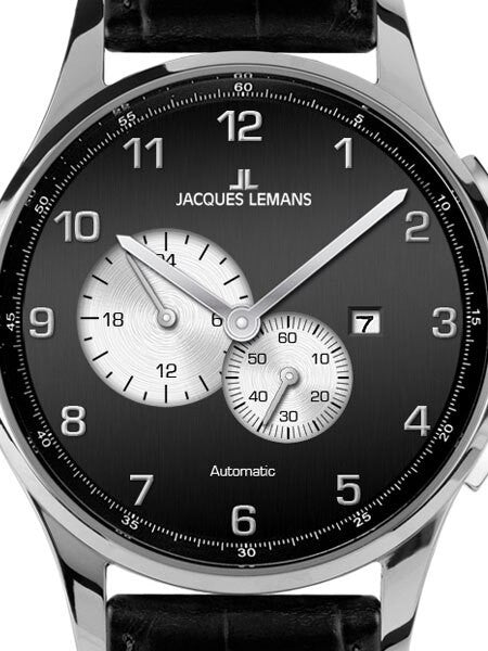 Jacques Lemans 44mm London Automatic Watch with a 24 Hour Sub-Dial #1-1731A