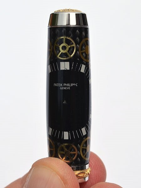 Artisan Crafted Collectable Pen made with Patek Philippe dial and assorted gears, cogs, screws and bridges #WPP601RB