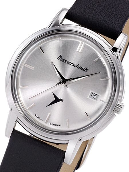 Messerschmitt Radiant Silver Dial Special Edition Quartz Dress Watch #KR200-SS
