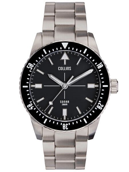 Collins SONAR Swiss Automatic, 300-M Dive Watch with 39.5mm Case and a Sapphire Crystal #CWC01