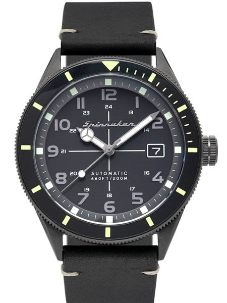 Spinnaker 43mm Cahill Automatic Dive Watch with Sapphire Crystal, Luminous Bezel #SP-5064-01