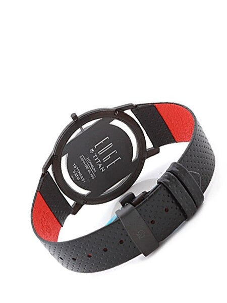 Titan Edge Dress Watch with Black PVD Titanium Case, Precision Quartz Movement and Sapphire Crystal #1577NL01