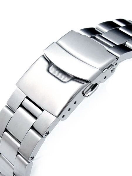 Strapcode 22mm Super-O "Boyer" watch band for SEIKO SNZF15 and SNZF17 Sea Urchin #SS222019B036