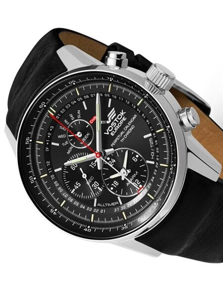 Vostok-Europe Gaz-Limo All-Timer Quartz Chronograph with Perpetual Calendar, Alarm #565A287