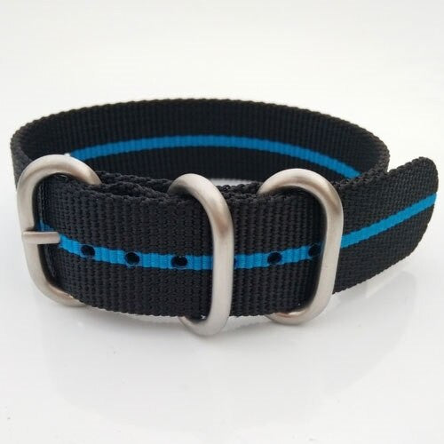 3-Ring Nylon Tactical Field Strap with Matte Finish Steel Buckle #TFS-21-SS