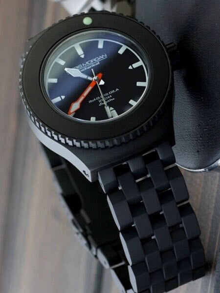 Obris Morgan Nevon Automatic Black Dial PVD Watch with Robust Bracelet #NEVON-BPBO