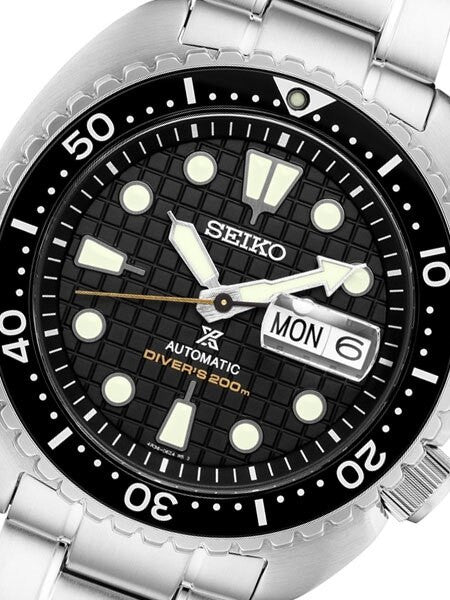 Seiko King Turtle Prospex Automatic Dive Watch with Black Dial and a Sapphire Crystal #SRPE03