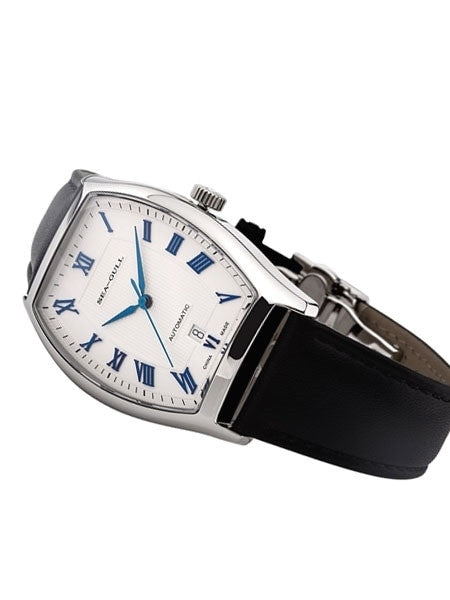 Sea-Gull Classic Tonneau Automatic Dress Watch with Sapphire Crystal #849.402