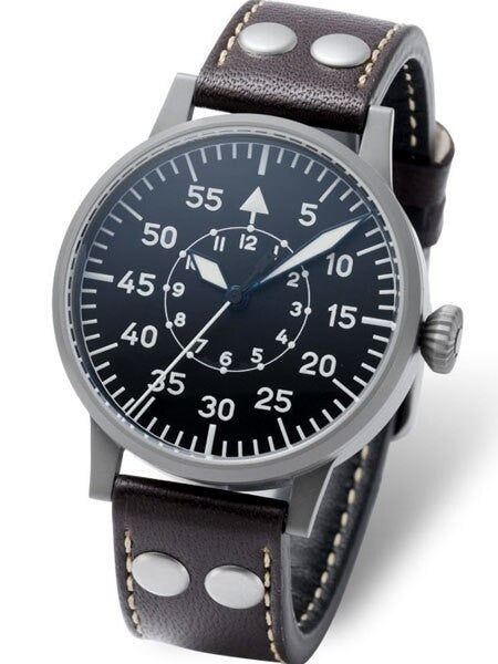 Scratch and Dent - Laco Friedrichshafen Type B Dial Swiss Automatic Pilot Watch with Sapphire Crystal #861753