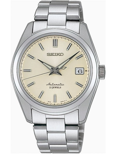 Seiko Cream Dial Automatic Dress Watch with 38mm Case, and Sapphire Crystal  #SARB035