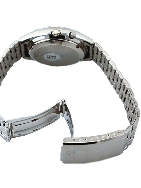 Orient Automatic Watch with Grey Dial, Day-Date and SS Bracelet #EM0401NK