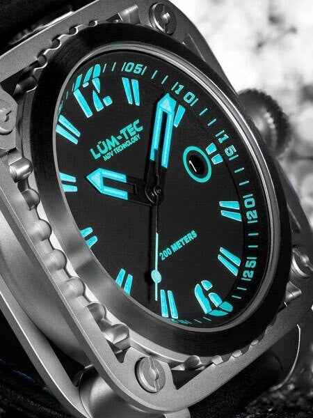Lum-Tec G5 Watch with Sapphire Crystal and Skeletal Case Design #G5