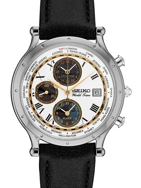 Seiko Age of Discovery, Limited Edition World Time Alarm Watch #SPL055